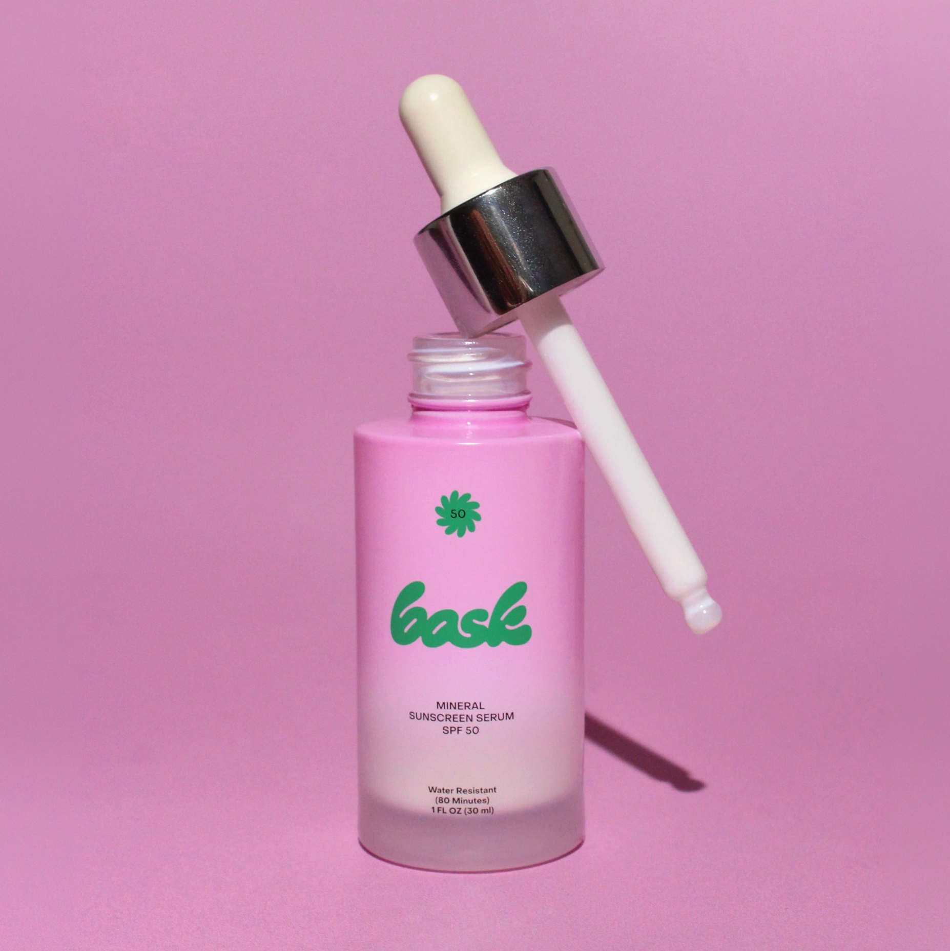 Bask Mineral Suncreen Serum SPF 50 Fragrance Free